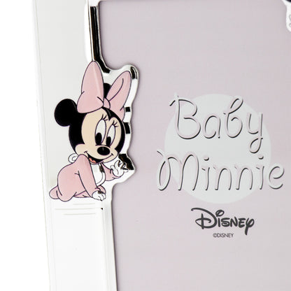 Cornice doppia con kit impronte Mickey Mouse/Minnie. Dimensioni 30x19 cm