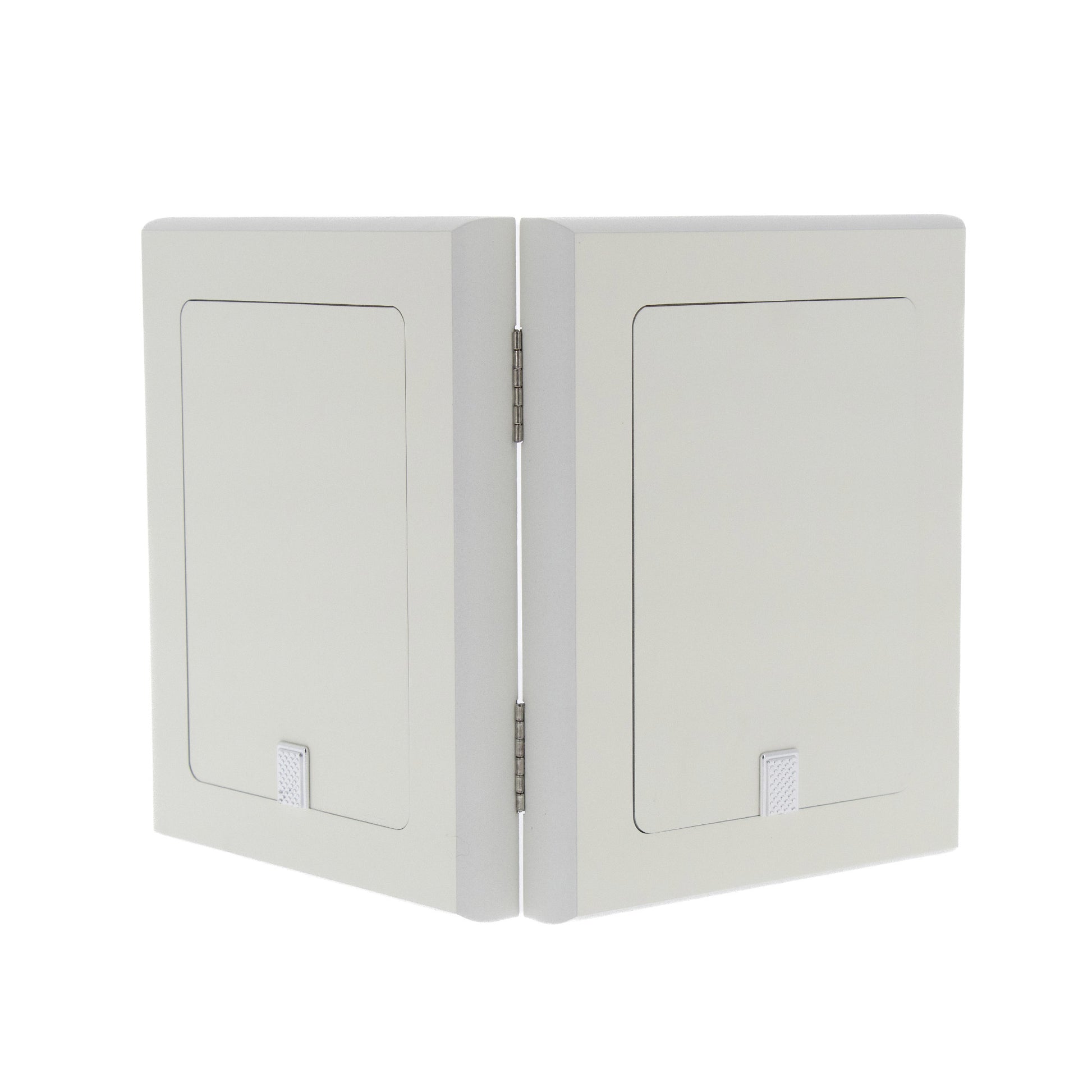 Cornice doppia con kit impronte Mickey Mouse/Minnie. Dimensioni 30x19 cm
