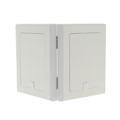 Cornice doppia con kit impronte Mickey Mouse/Minnie. Dimensioni 30x19 cm