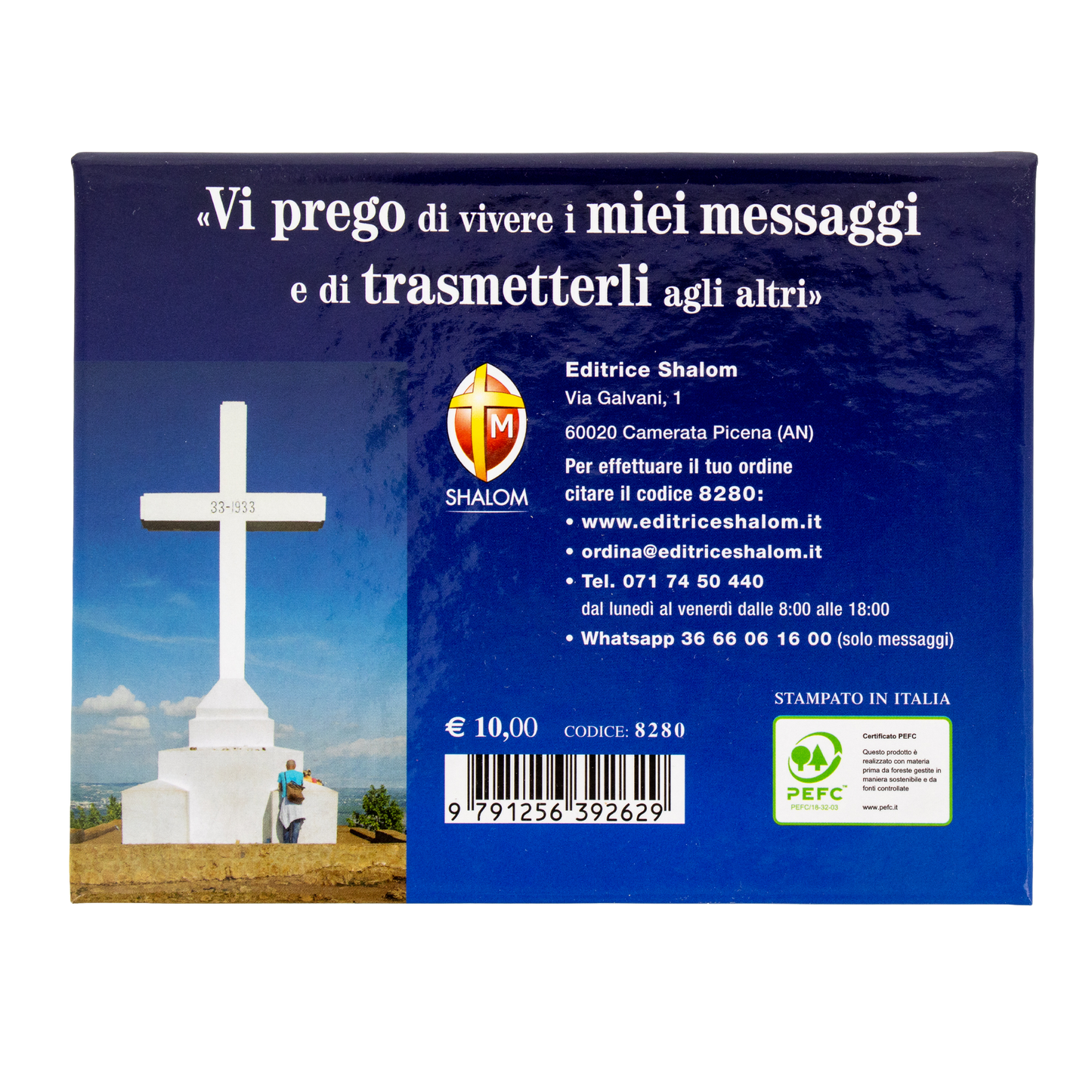 Calendario a strappo Medjugorje 2026.
Un anno con Maria. "Vivete i miei messaggi"