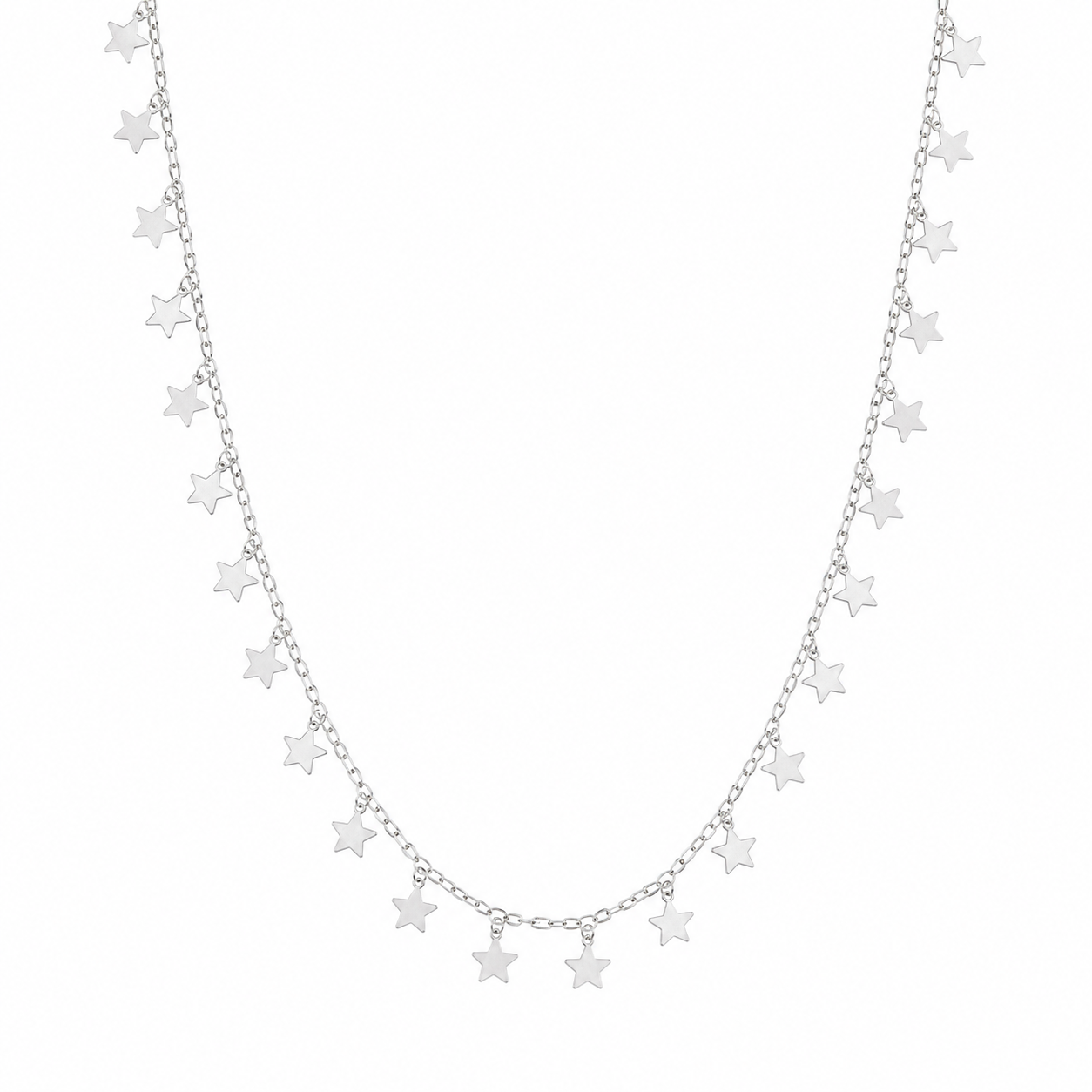 Collana Pendenti Stelline in Bronzo