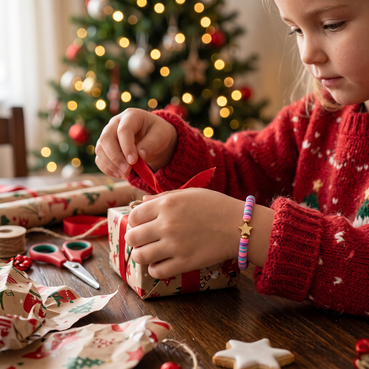 Libretto Natalizio Ti Racconto il Natale con Bracciale. Colorazioni assortite.