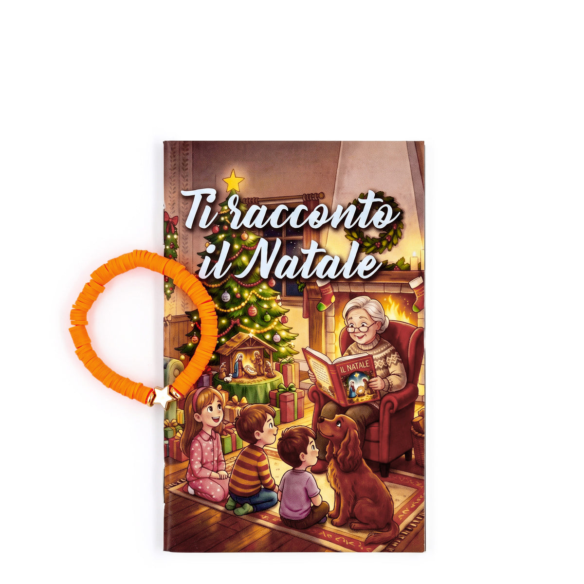 Libretto Natalizio Ti Racconto il Natale con Bracciale. Colorazioni assortite.
