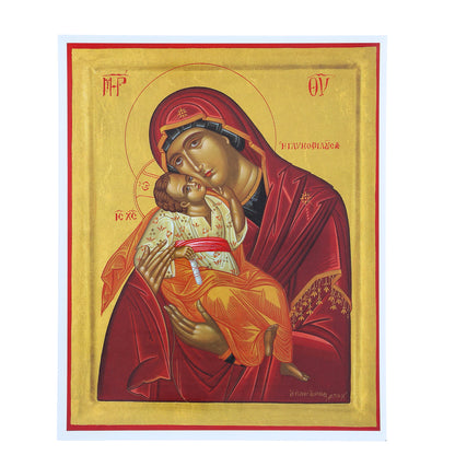 Foto icona Nostra Signora di Vladimir cm 24,5x30