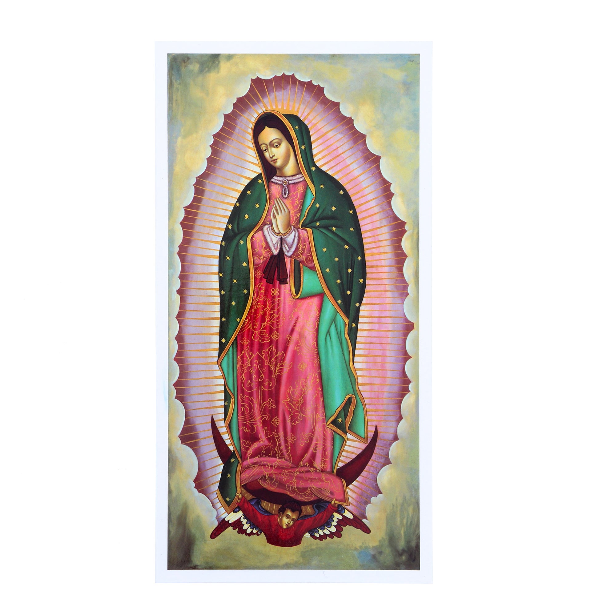 Foto icona Madonna di Guadalupe cm 15x30
