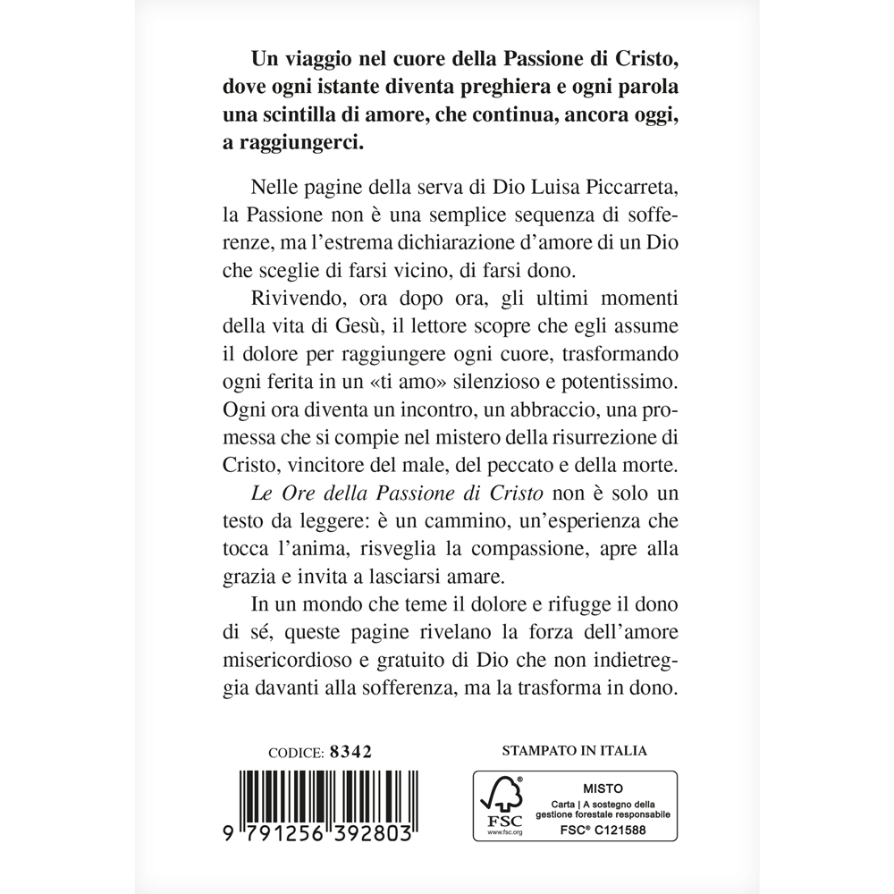Le ore della Passione