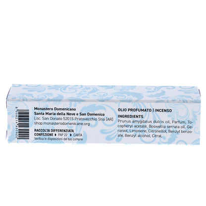 Olio Profumato Incenso, Roll-On, Essenze Ispirate alla Sacra Scrittura. 10 ml