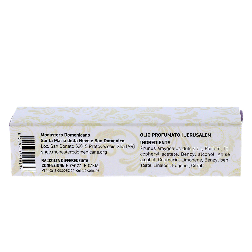 Olio Profumato Jerusalem, Roll-On, Essenze Ispirate alla Sacra Scrittura. 10 ml