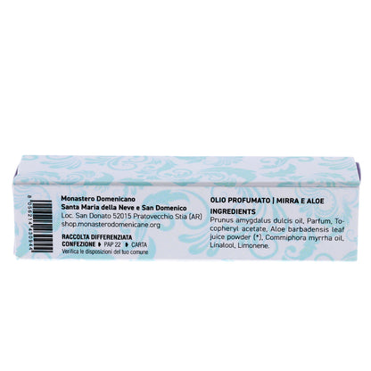 Olio Profumato Mirra e Aloe, Roll-On, Essenze Ispirate alla Sacra Scrittura. 10 ml