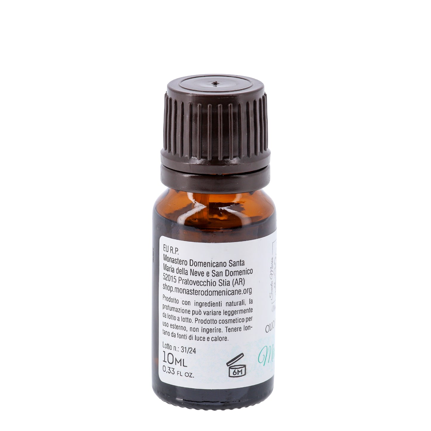 Olio Profumato Mirra e Aloe, Essenze Ispirate alla Sacra Scrittura. 10 ml