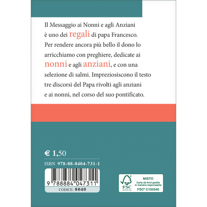 Papa Francesco. Messaggio ai nonni e agli anziani