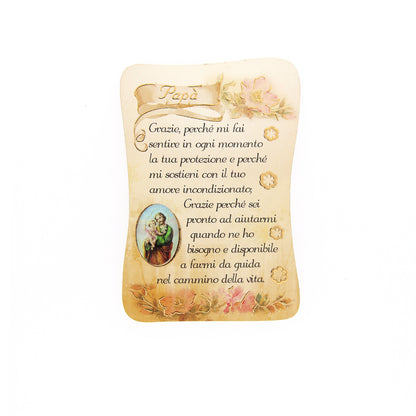 Magnete Calamita della famiglia. Altezza 9 cm.