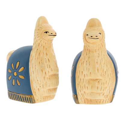 Presepe artigianale sudamericano – Simbolo di fede e cultura natalizia. Altezza 12 cm