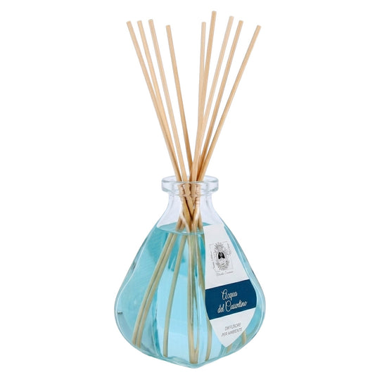 Diffusore per Ambienti, Acqua del Casentino, con Bastoncini, Profumatore Casa. 250 ml
