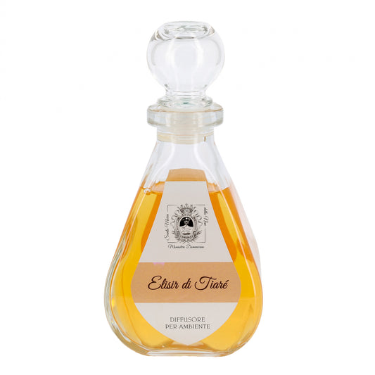 Diffusore per Ambienti, Elisir di Tiarè, con Bastoncini, Profumatore Casa. 250 ml