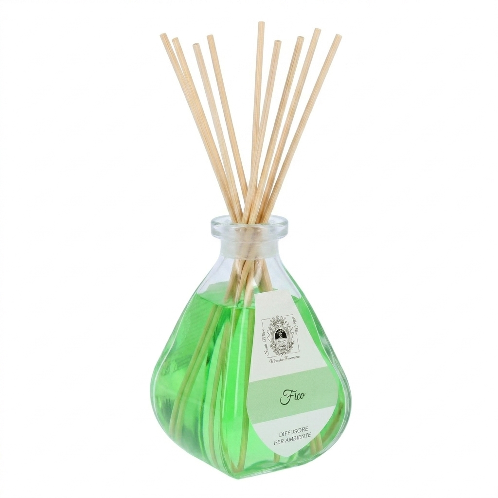 Diffusore per Ambienti, Fico, con Bastoncini, Profumatore Casa. 250 ml