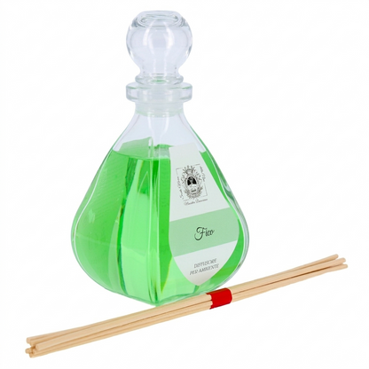 Diffusore per Ambienti, Fico, con Bastoncini, Profumatore Casa. 250 ml