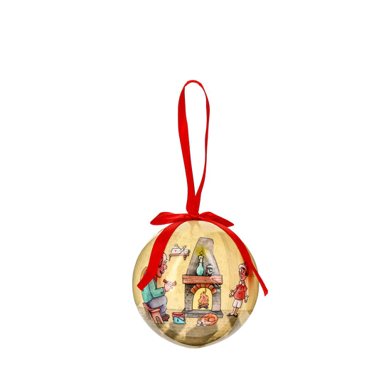 Pallina Natalizia Pinocchio 7,5 cm in Confezione Regalo