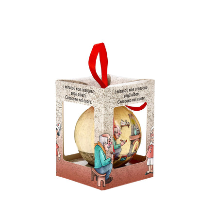 Pallina Natalizia Pinocchio 7,5 cm in Confezione Regalo