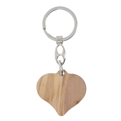 Portachiavi a forma di cuore con immagine St. Carlo Acutis. Dimensioni 4x4 cm