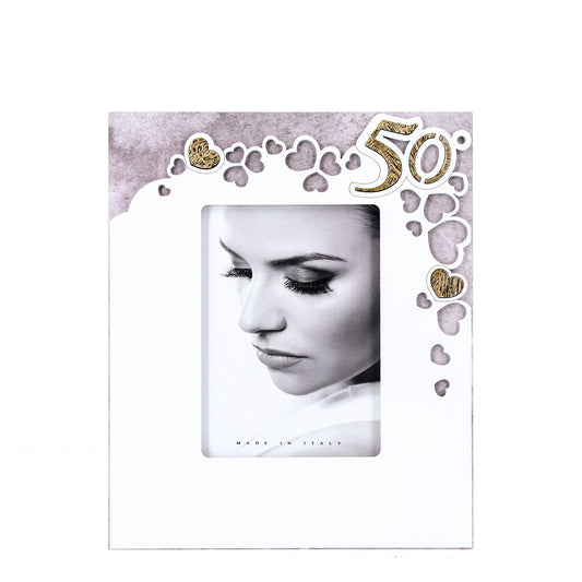 50th light wood photo frame 13x18 cm