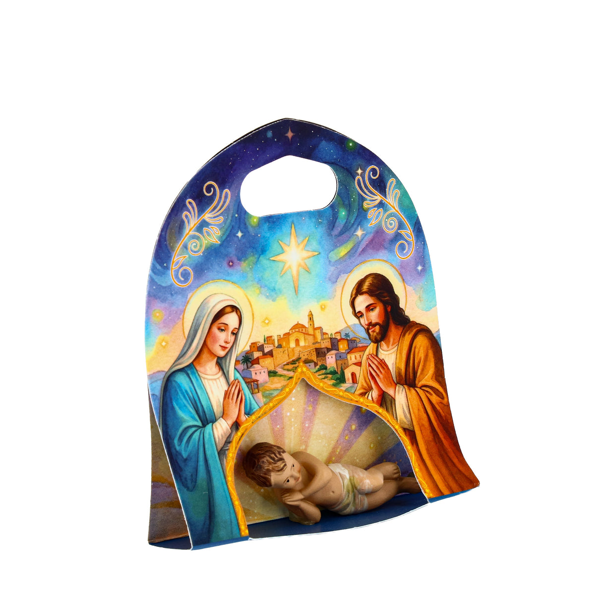 Gesù Bambino in Polimero 6 cm con Confezione Regalo