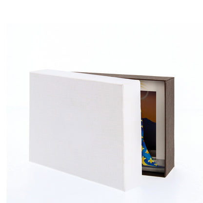 3D-Bild in einer Box, zum Aufstellen, Motiv Krippe 10x10 cm