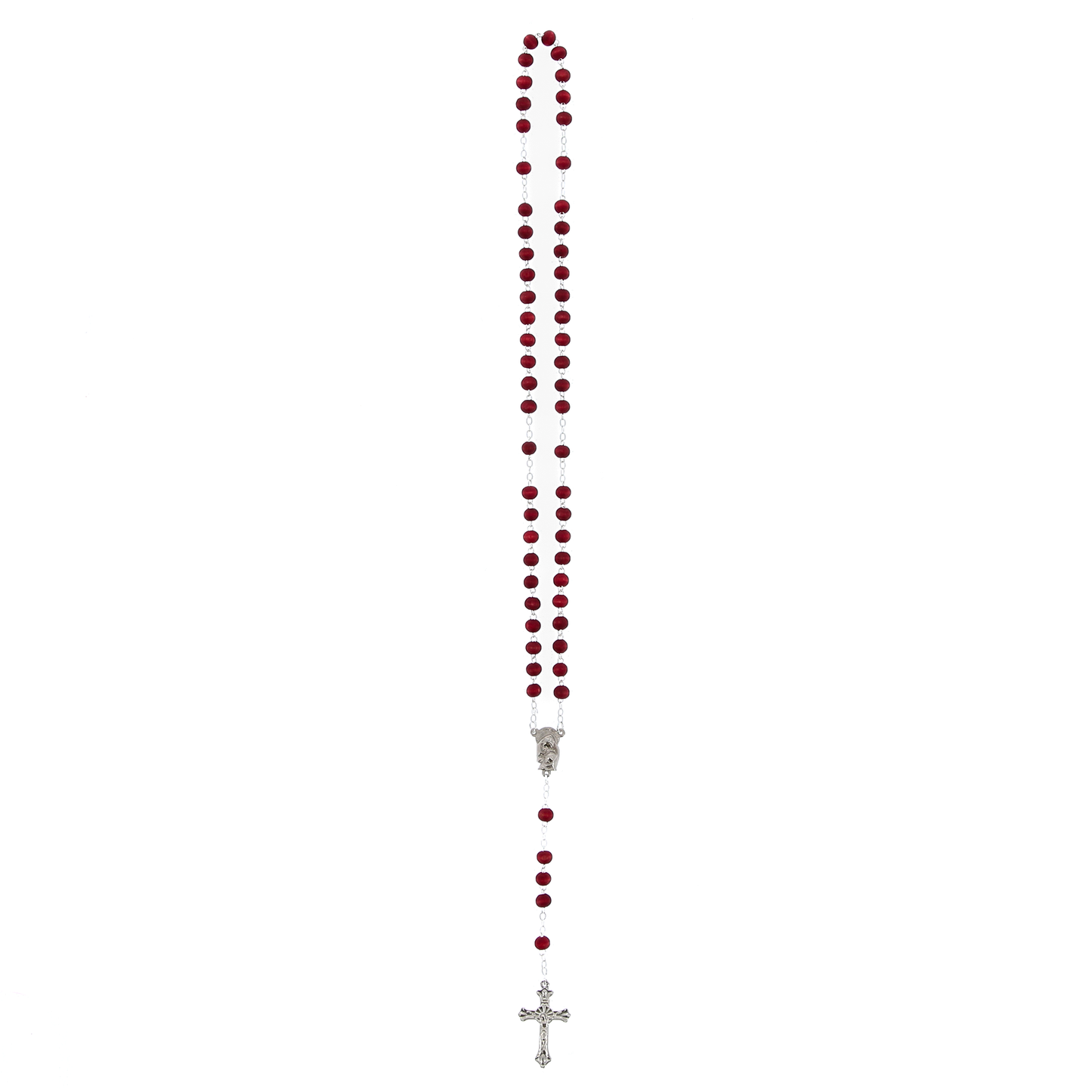 Corona grani in legno al profumo di rosa 6 mm