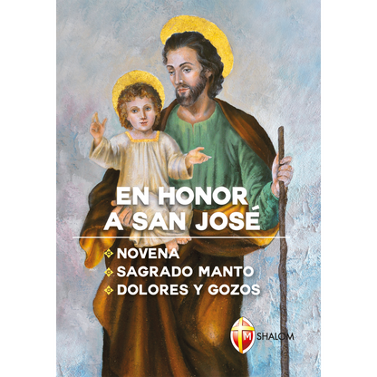 En honor a san Josè. Novena, Sagrado Manto, dolores y gozos