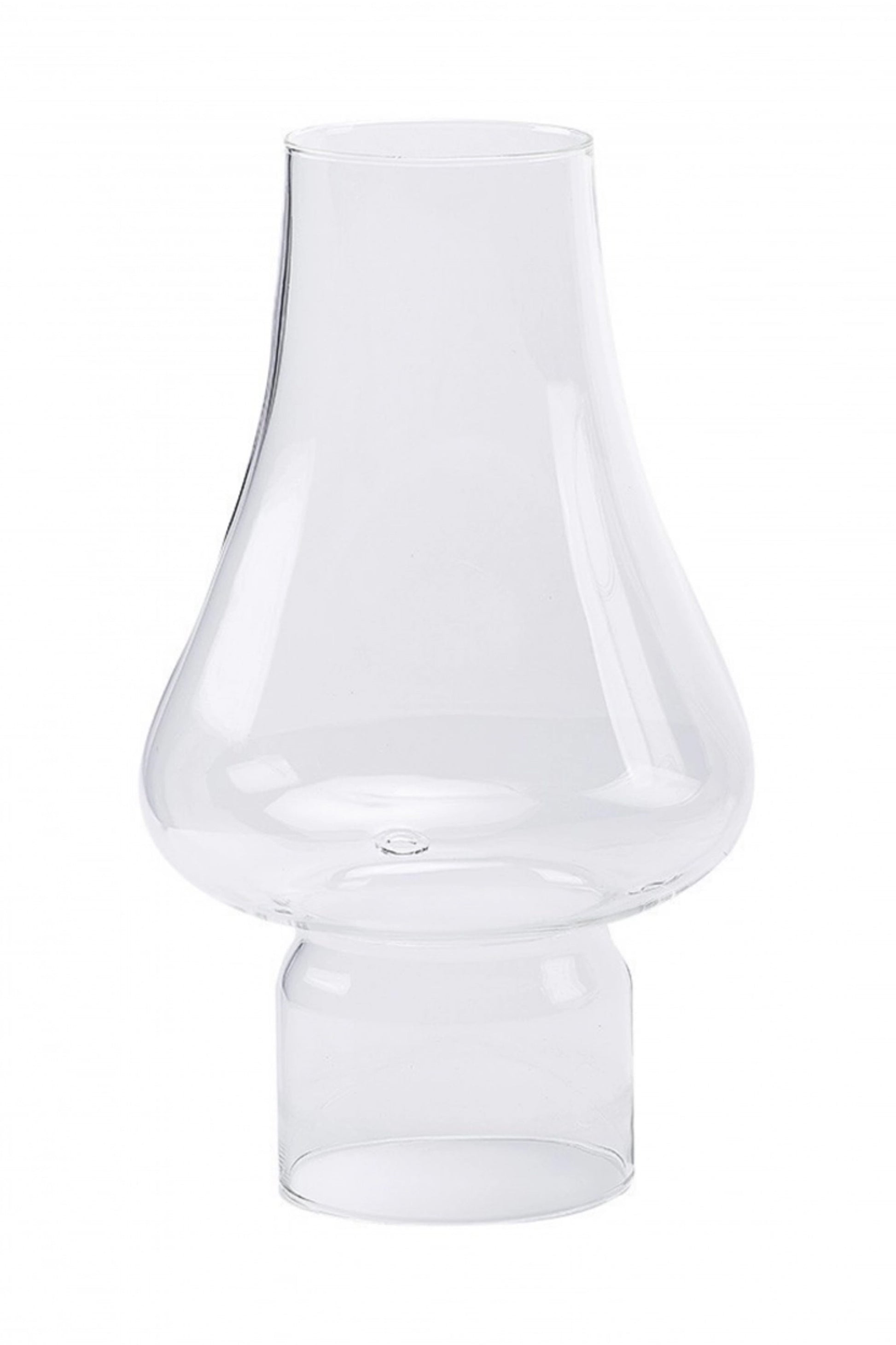 Vetro antivento per candele a cera liquida di diametro 6 cm. Altezza 15 cm
