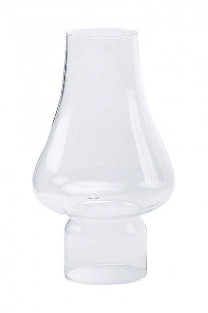 Vetro antivento per candele a cera liquida di diametro 6 cm. Altezza 15 cm
