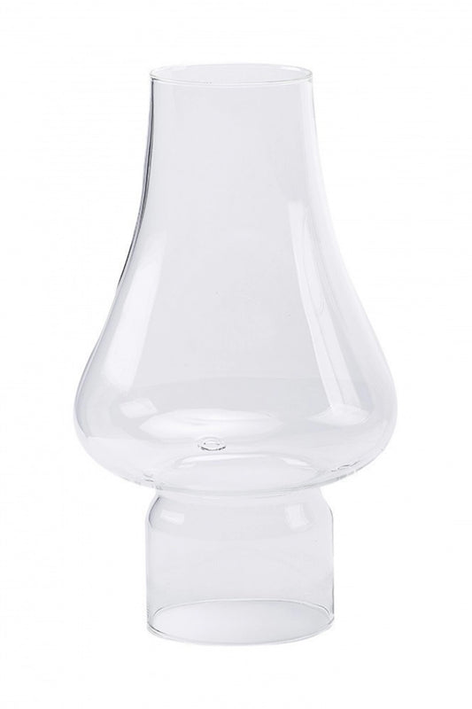 Vetro antivento per candele a cera liquida di diametro 6 cm. Altezza 15 cm
