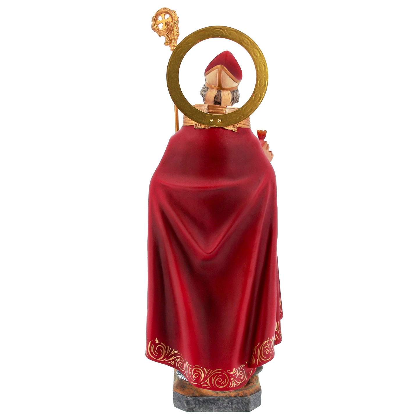 Statua Sant'Agostino 60 cm in Pasta di Legno