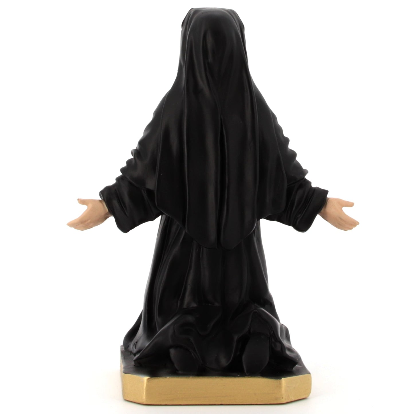 Statua Santa Faustina Kowalska, in resina vuota. Altezza 22 cm