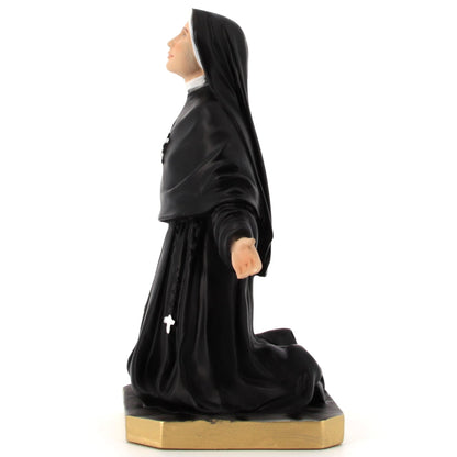 Statua Santa Faustina Kowalska, in resina vuota. Altezza 22 cm