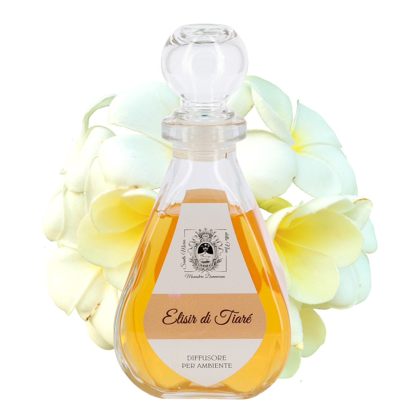 Diffusore per Ambienti, Elisir di Tiarè, con Bastoncini, Profumatore Casa. 250 ml