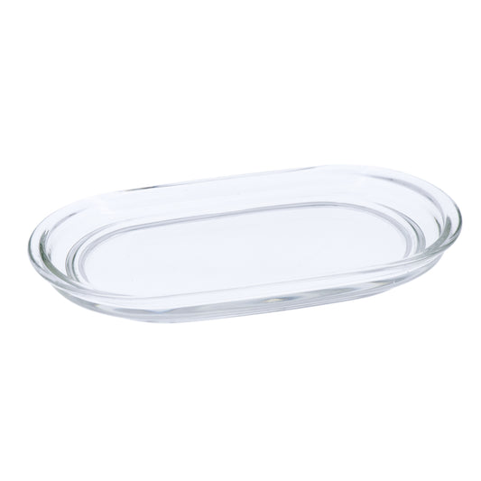 Ricambio vassoio in vetro ovale, per servizio ampolle con codice 42507