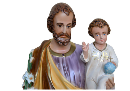 St. Joseph with Child statue, 100 cm | Made in Italy
