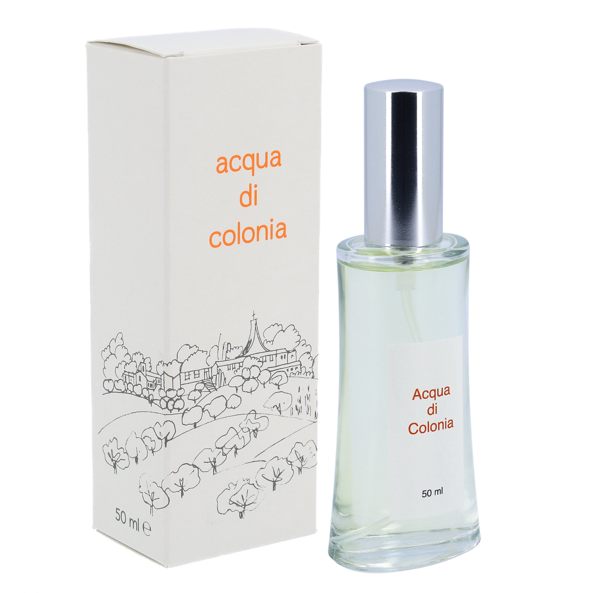 Acqua di colonia del Monastero di Valserena. Confezione da 50 ml
