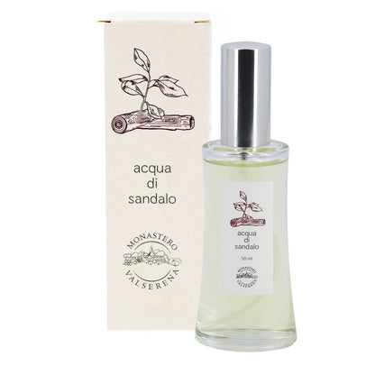 Acqua di profumo, fragranza sandalo. Confezione da 50 ml