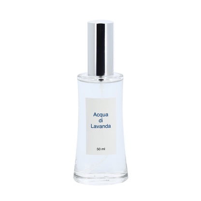 Acqua di profumo, fragranza lavanda. Confezione da 50 ml