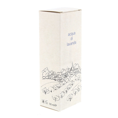 Acqua di profumo, fragranza lavanda. Confezione da 50 ml