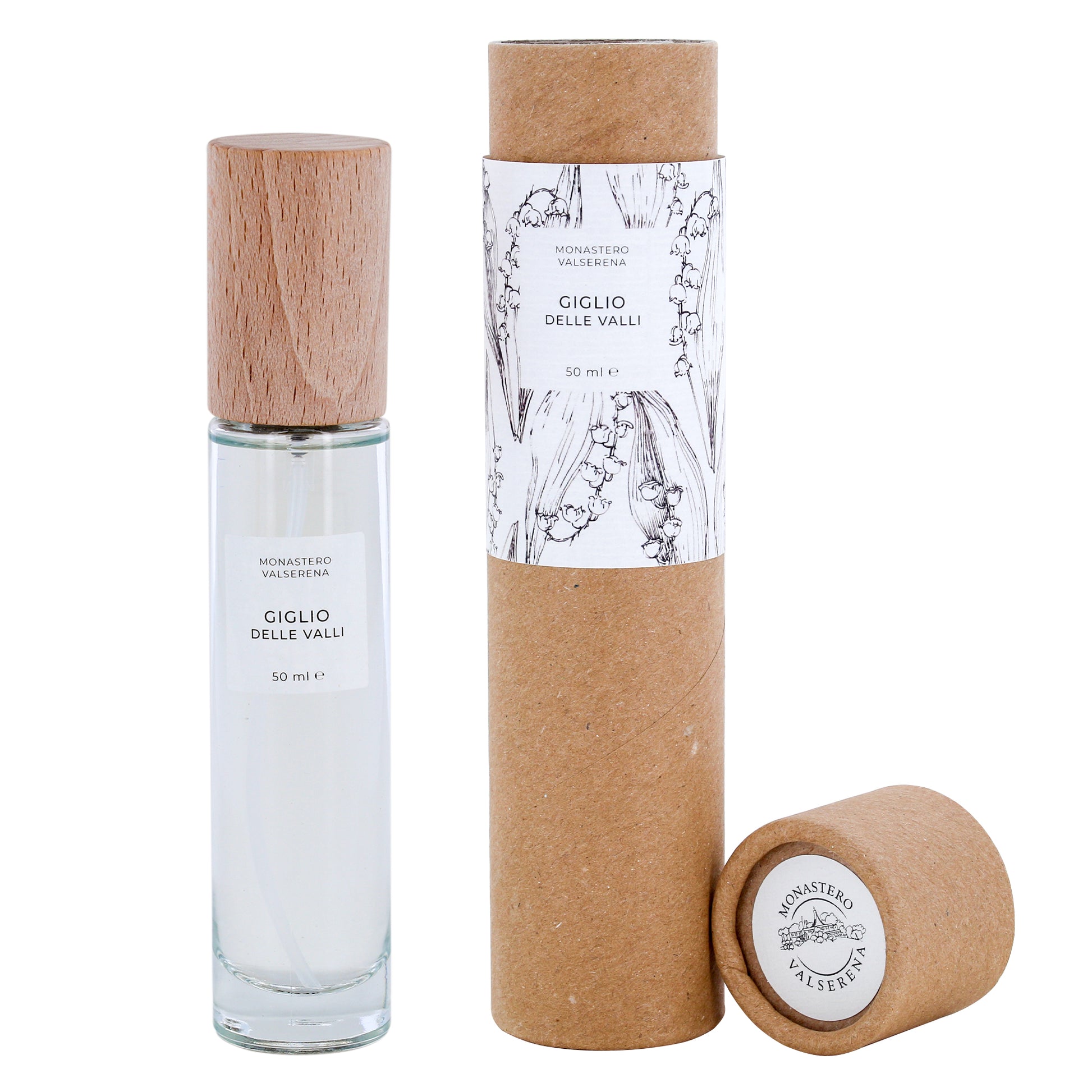 Acqua di profumo, fragranza Giglio delle Valli. Confezione da 50 ml