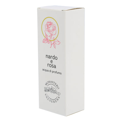 Acqua di profumo, fragranza Nardo e Rosa. Confezione da 50 ml