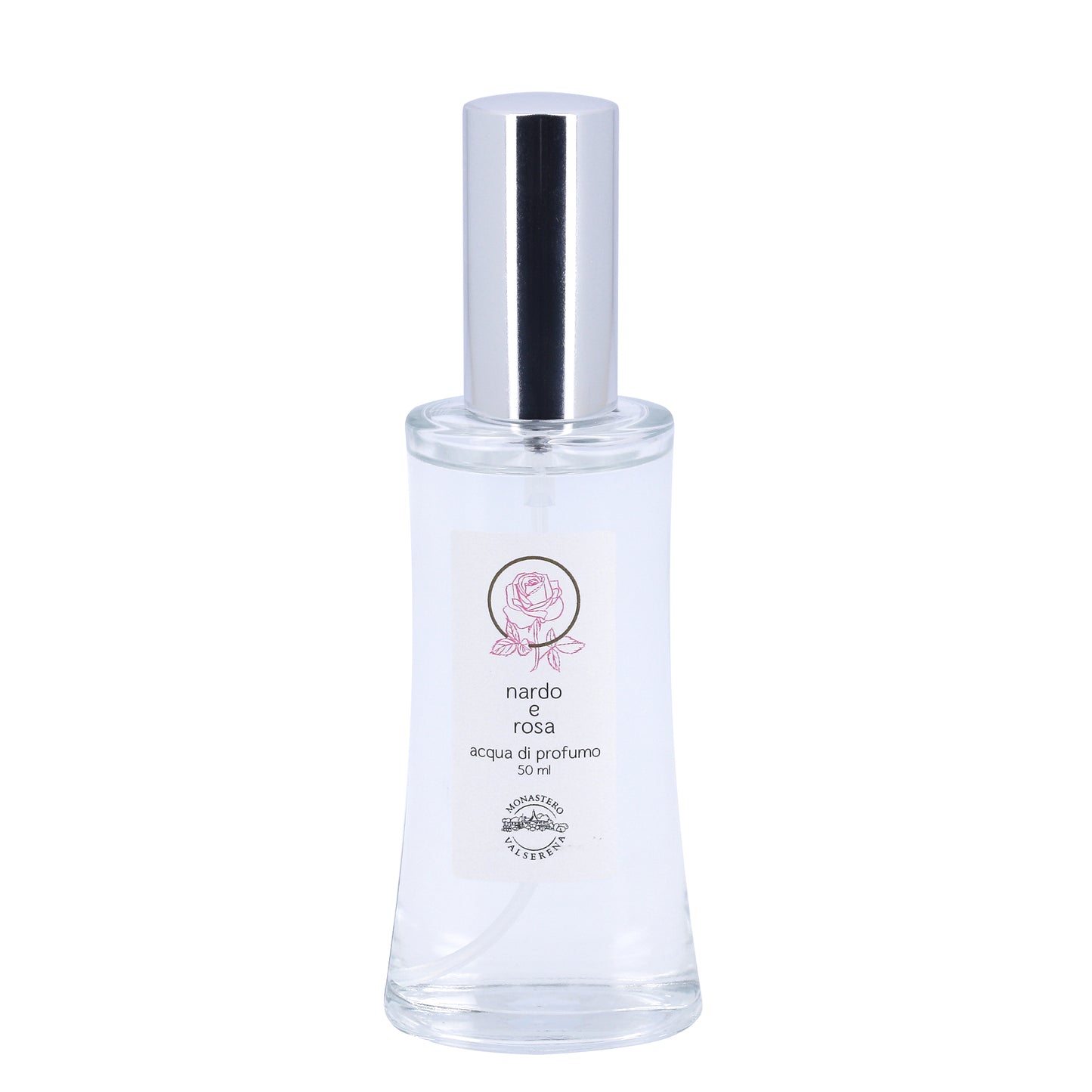 Acqua di profumo, fragranza Nardo e Rosa. Confezione da 50 ml