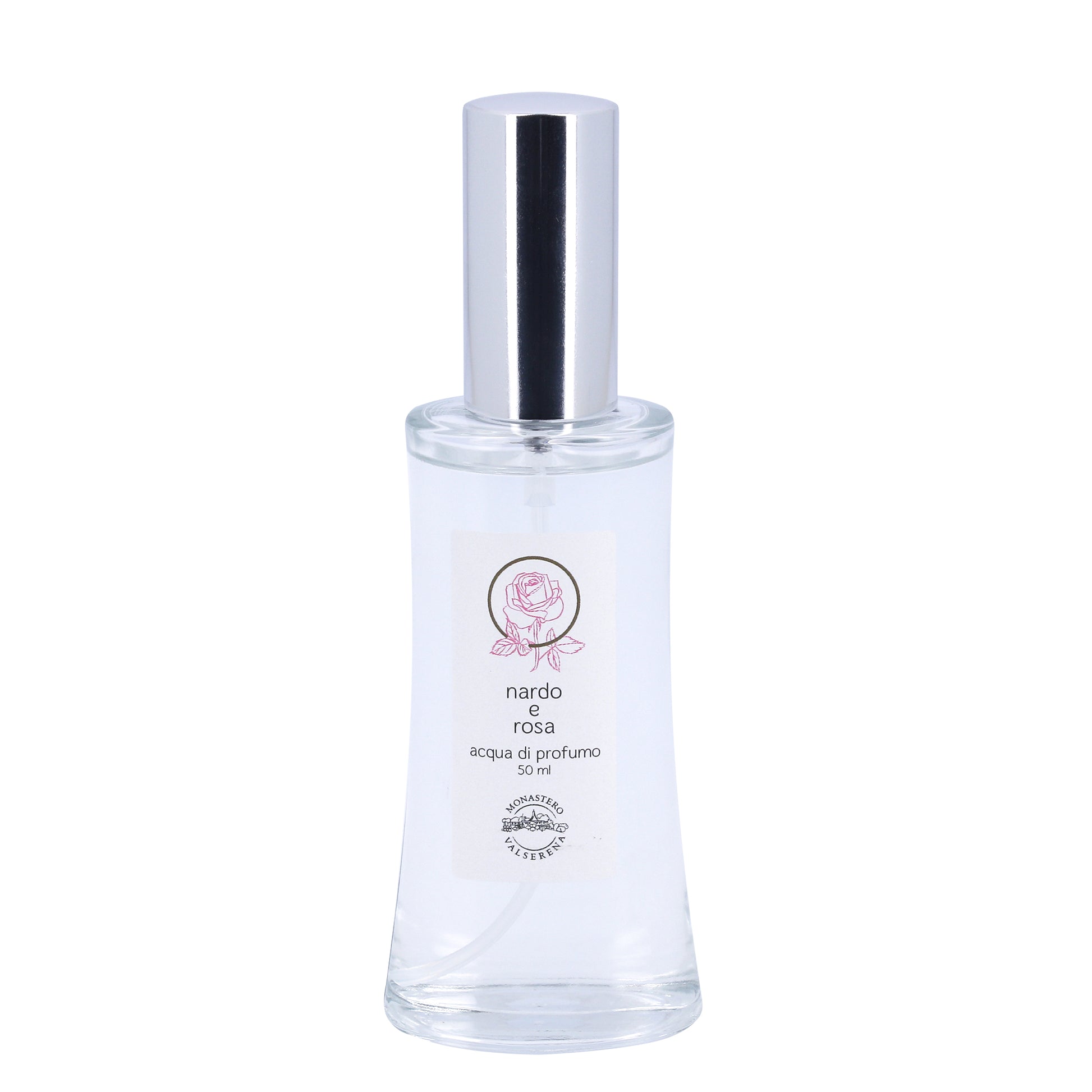 Acqua di profumo, fragranza Nardo e Rosa. Confezione da 50 ml