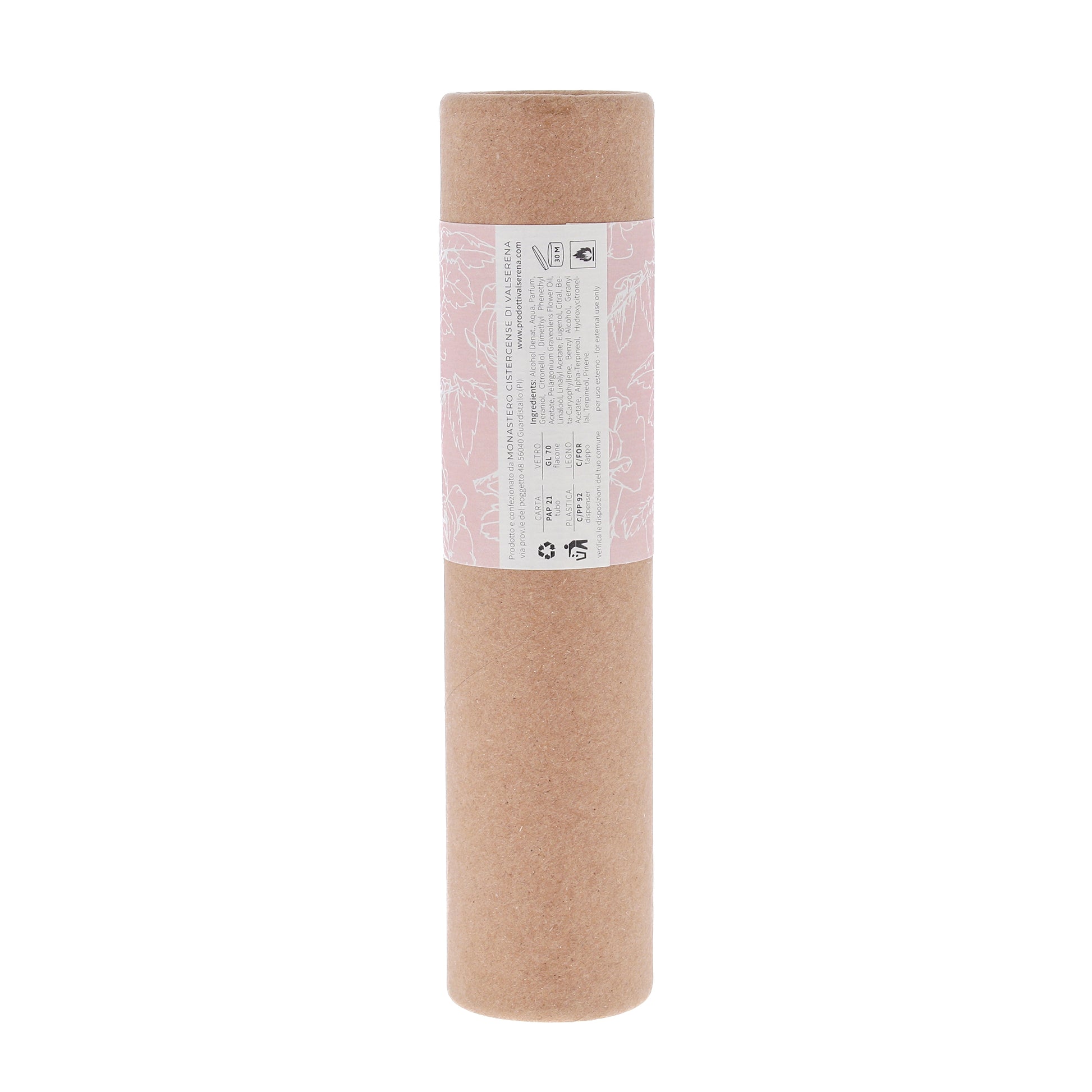 Acqua di profumo, fragranza rosa. Confezione da 50 ml
