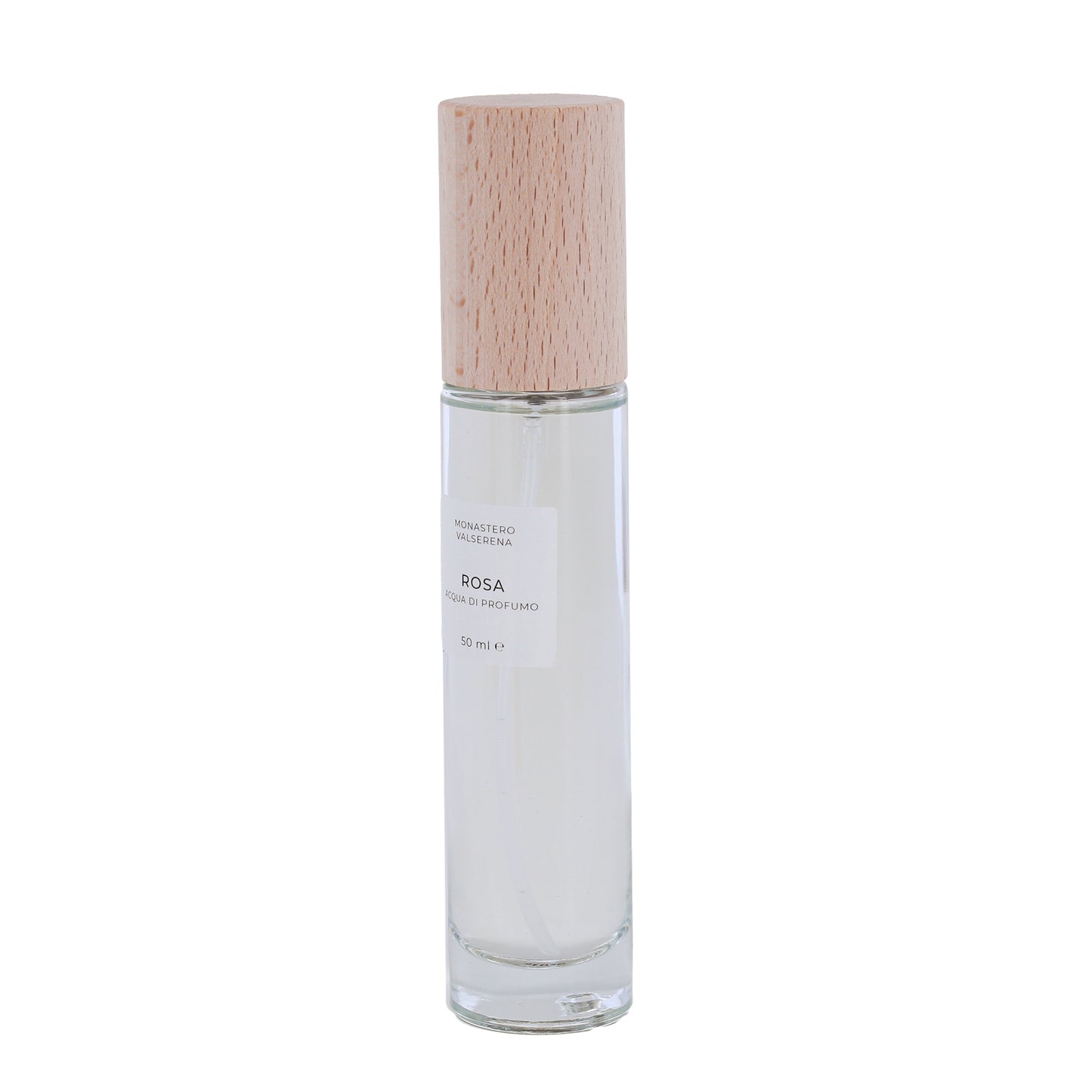 Acqua di profumo, fragranza rosa. Confezione da 50 ml