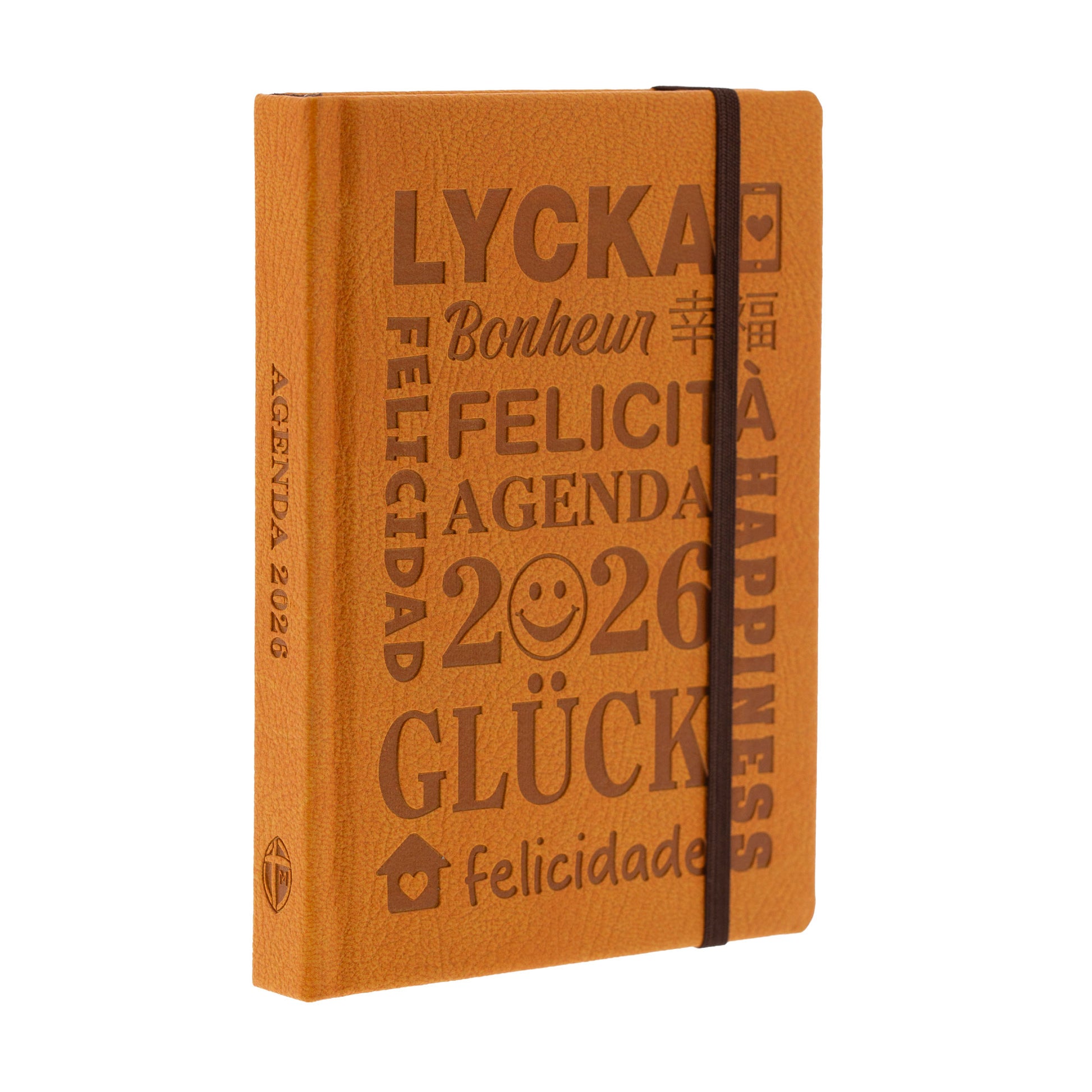 Agenda settimanale pocket 2026 cammello