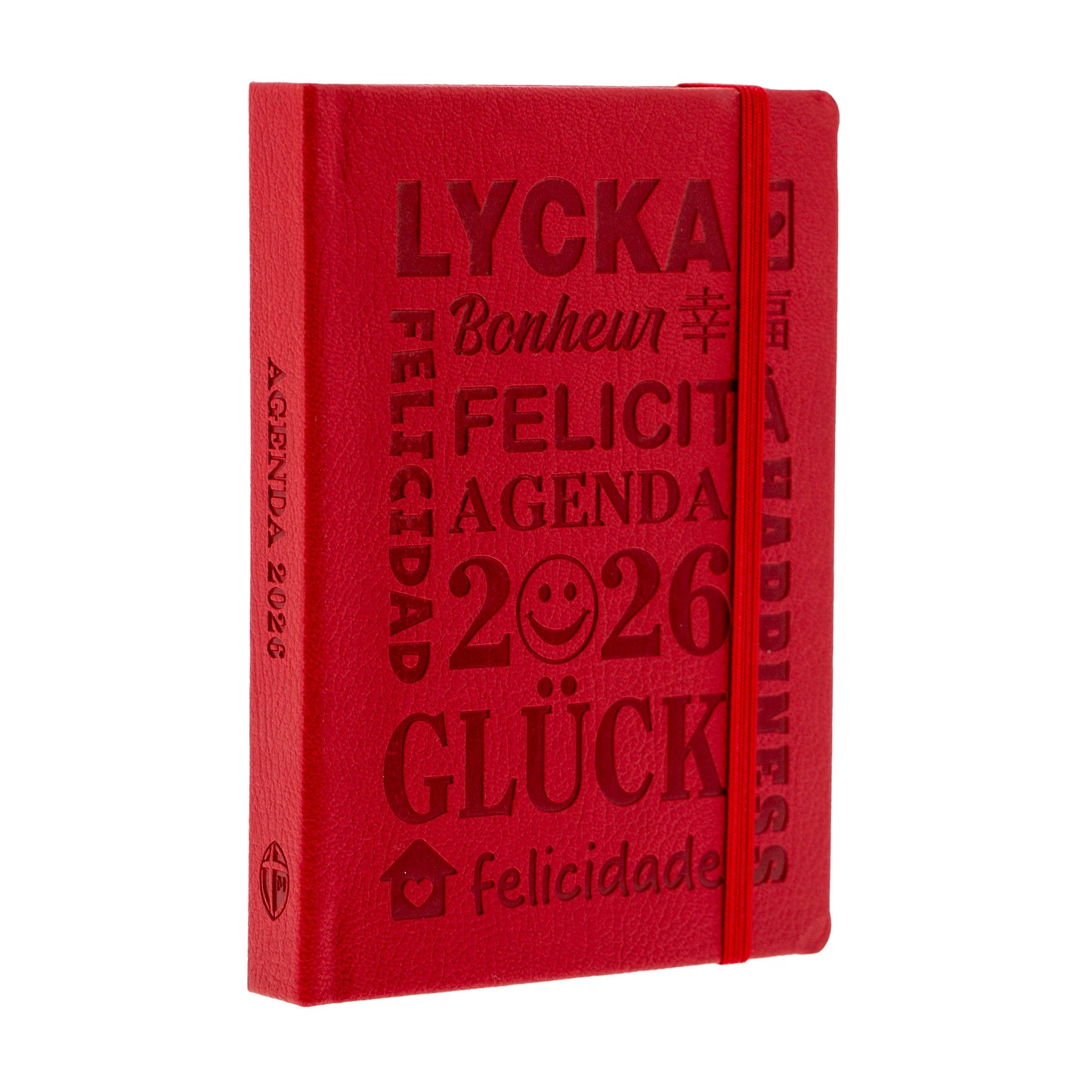 Agenda settimanale pocket 2026 rossa